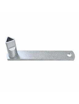 Clé pour barrière de parking triangulaire DIN 3223