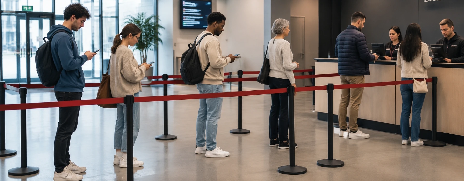 Poteau à sangle pour gestion des files d'attente : guide complet