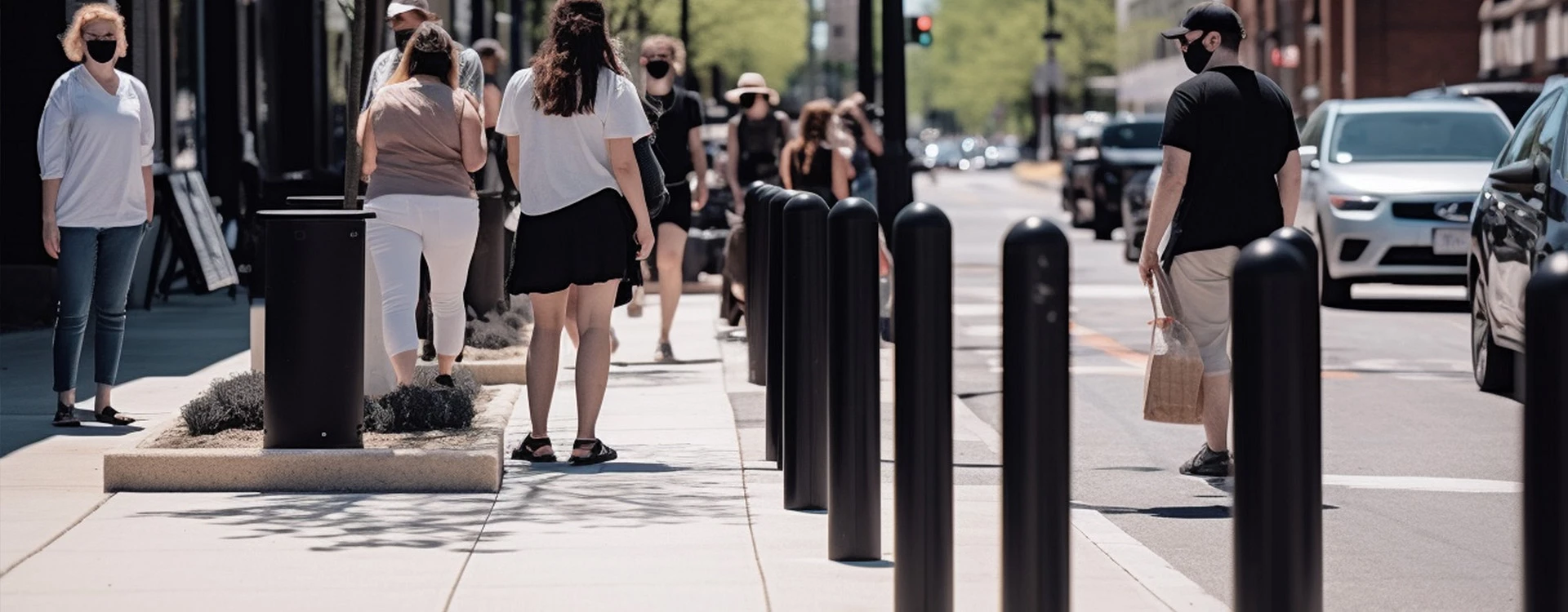 Les potelets urbains : des alliés pour la sécurité des piétons
